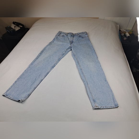 Vintage Orange Tab '96s Levi's 550 Relaxed Fit Tapered Leg W34 L32 - Picture 11 of 15